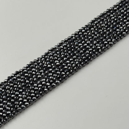 Terahertz Faceted Round Beads