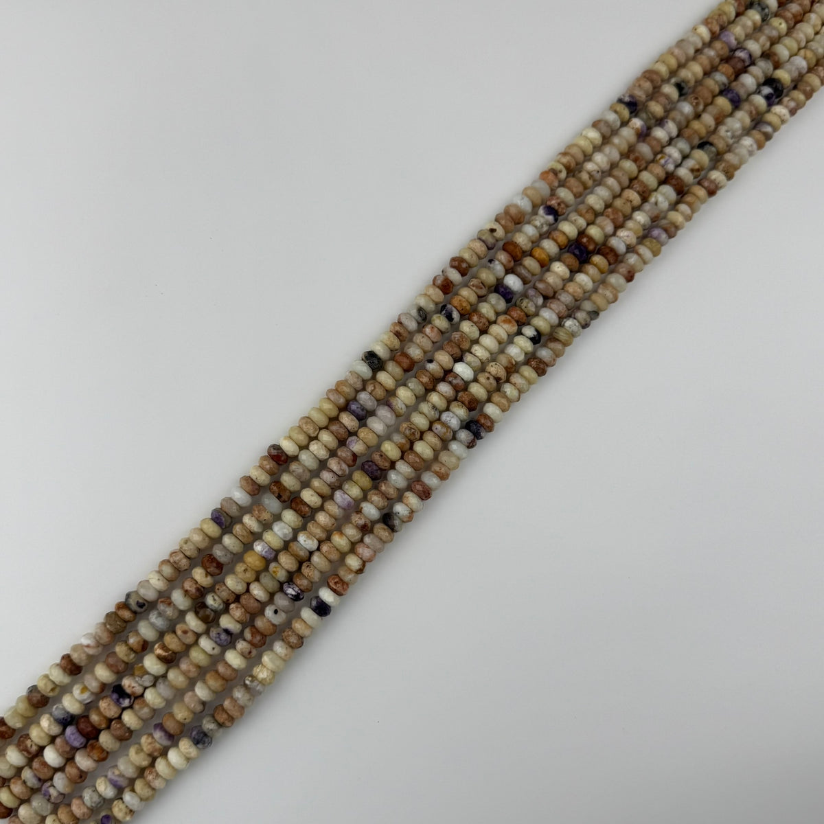 Tiffany Opal Rondelle Faceted Beads