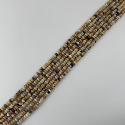 Tiffany Opal Rondelle Faceted Beads