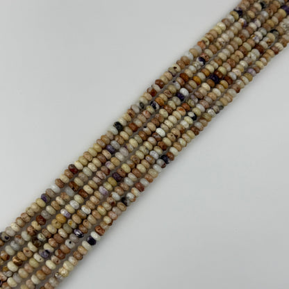 Tiffany Opal Rondelle Faceted Beads