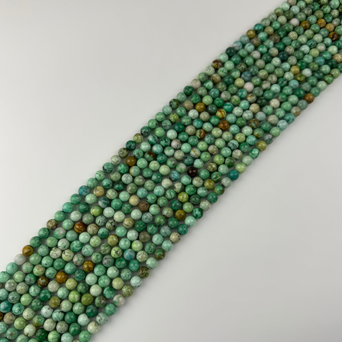 Variscite Beads - Polished Round Beads - (AAA Quality)