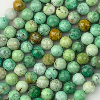 Variscite Beads - Polished Round Beads - (AAA Quality)