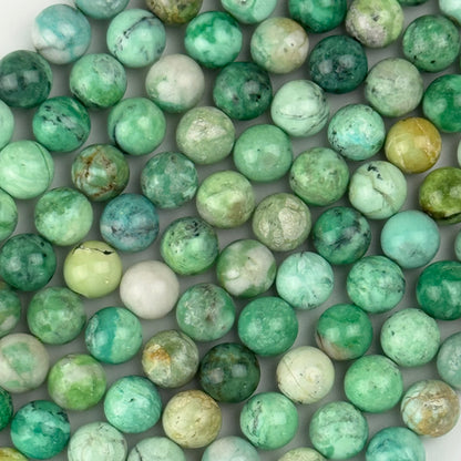 Variscite Beads - Polished Round Beads - (AAA Quality)
