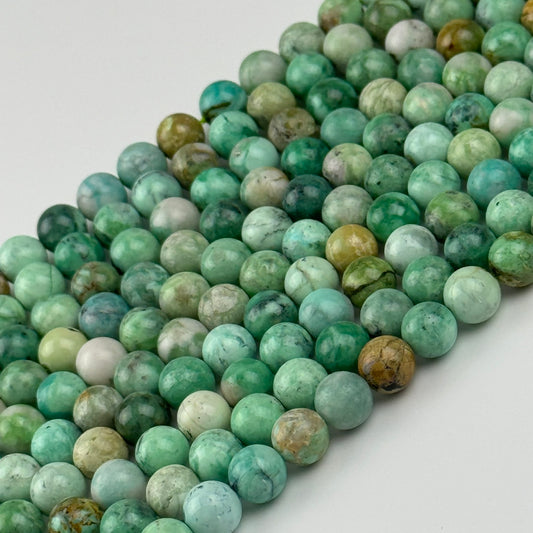 Variscite Beads - Polished Round Beads - (AAA Quality)
