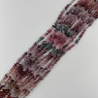 Spinel Faceted Briolette Gemstone Beads (AA Quality)