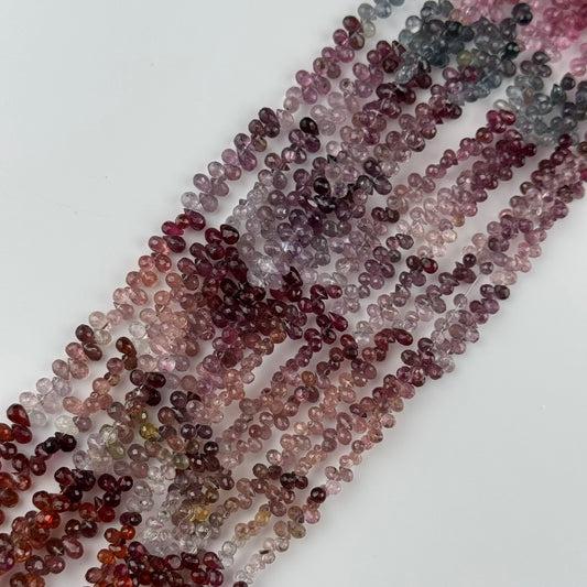 Spinel Faceted Beriolette Gemstone Beads (AA Quality)