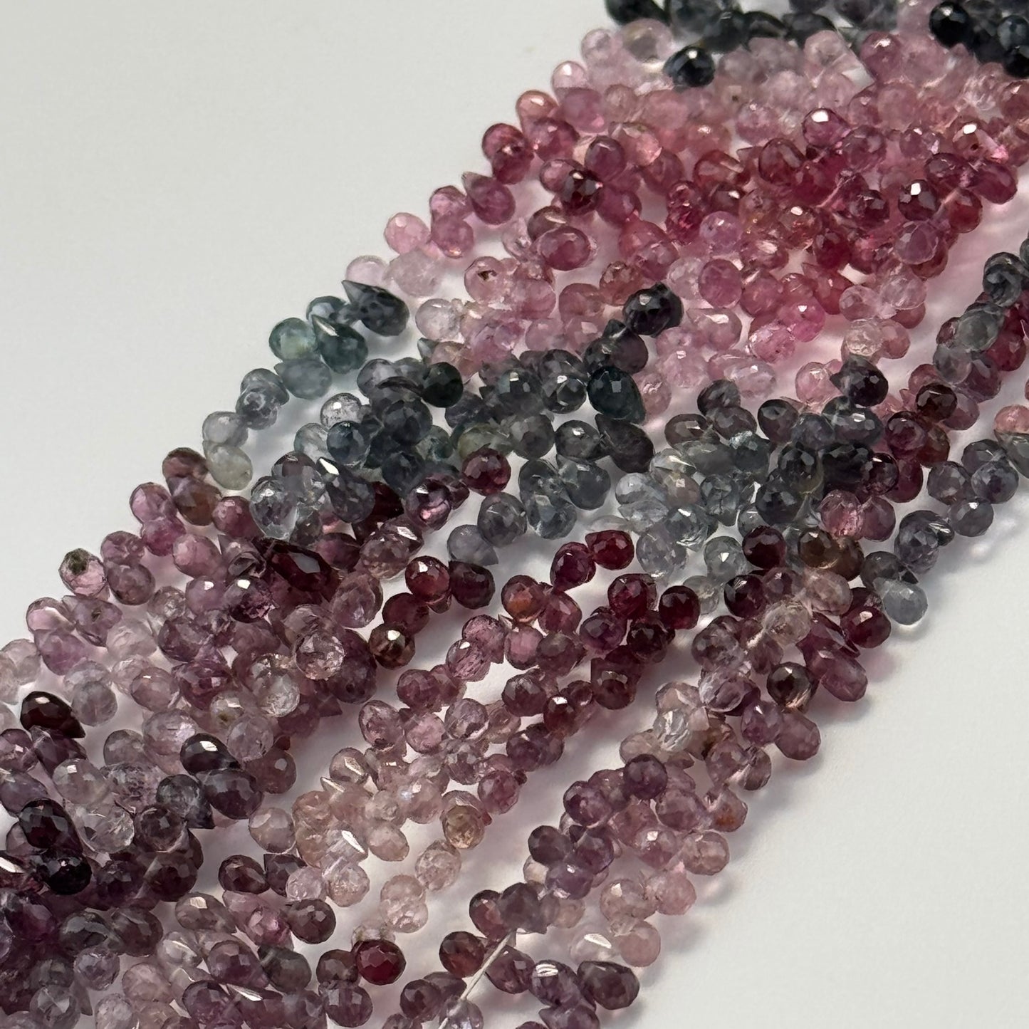 Spinel Faceted Beriolette Gemstone Beads (AA Quality)