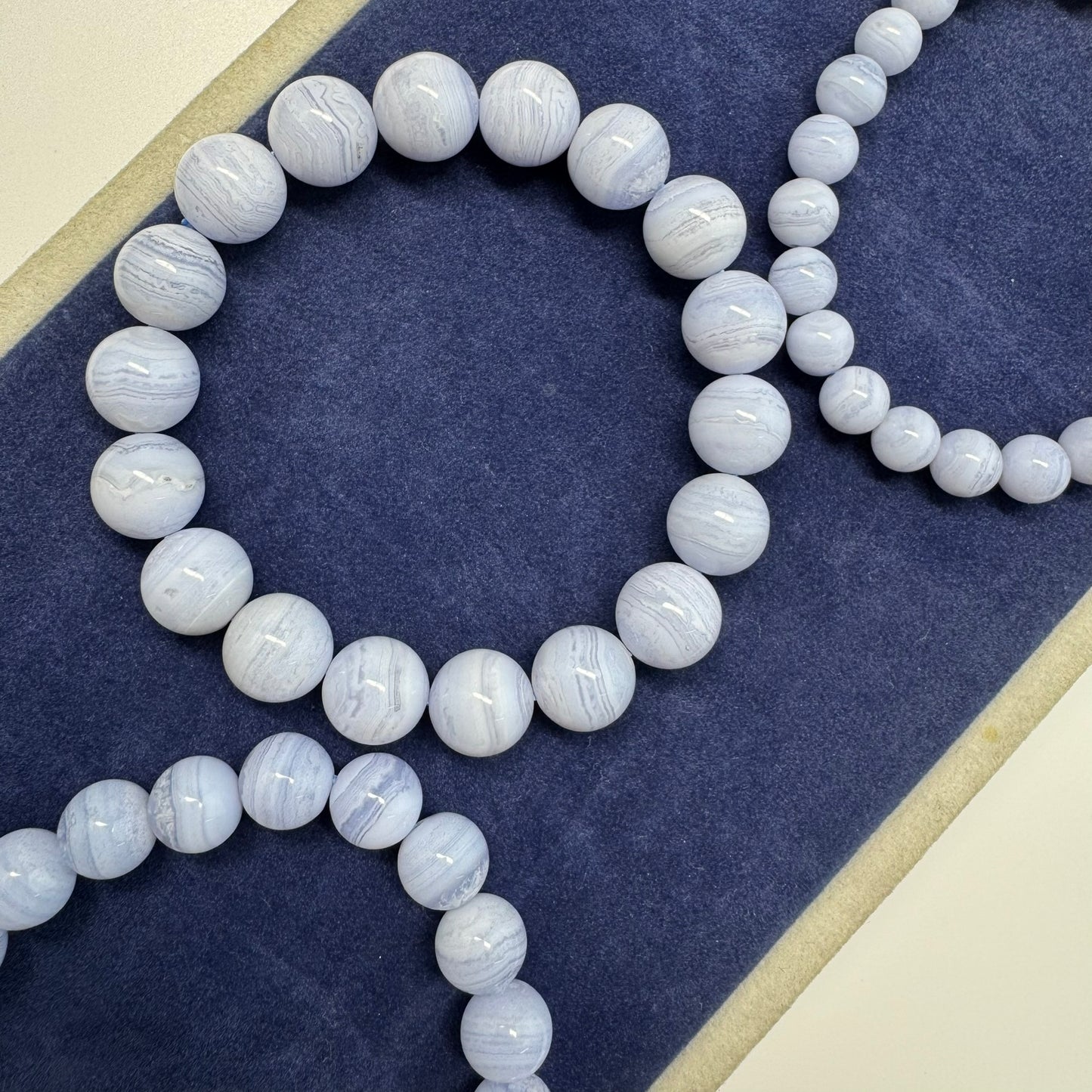 Blue Lace Agate Bracelet – Serene Crystal Jewelry for Mind & Spirit