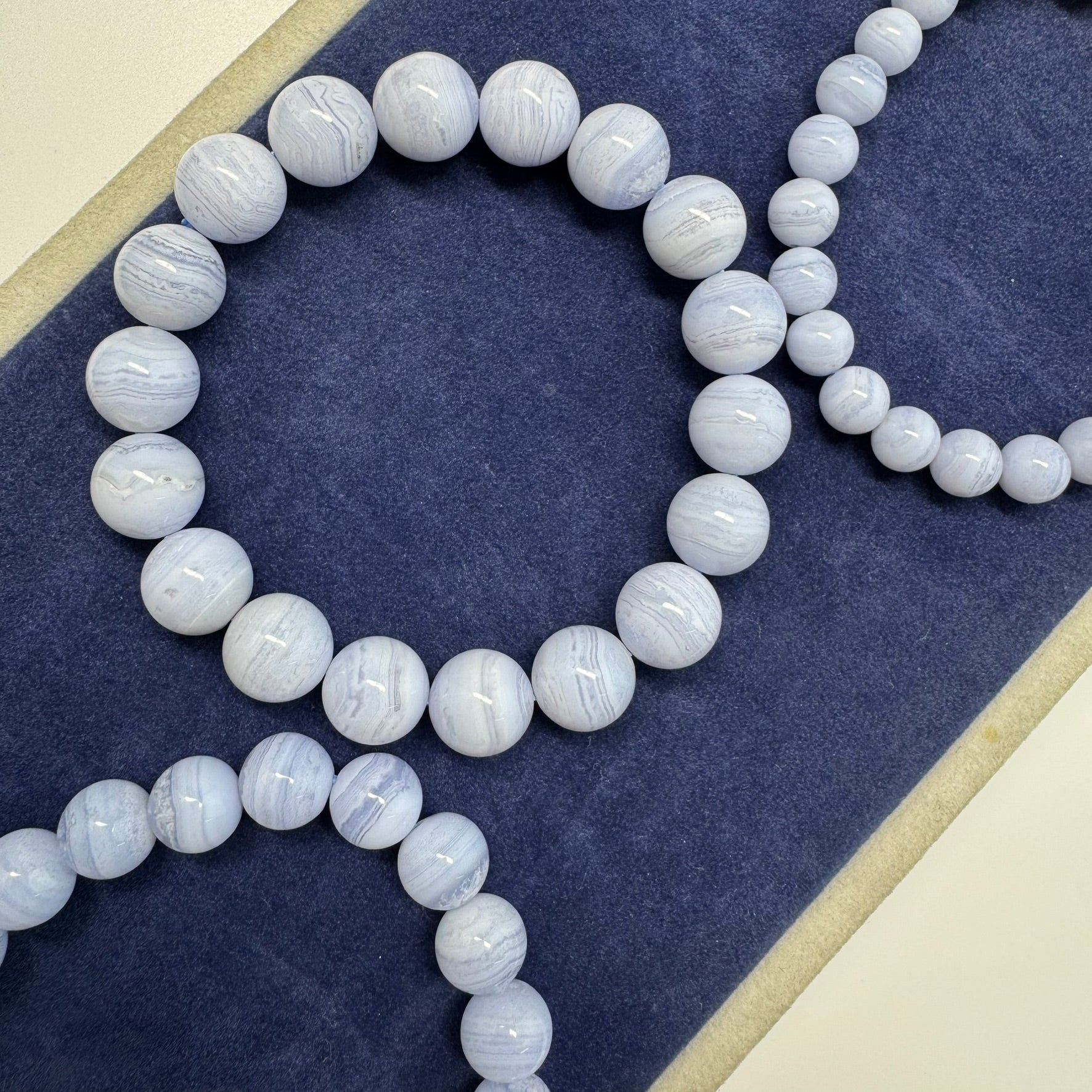 Blue Lace Agate Bracelet – Serene Crystal Jewelry for Mind & Spirit