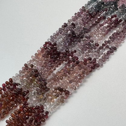 Spinel Faceted Briolette Gemstone Beads (AA Quality)