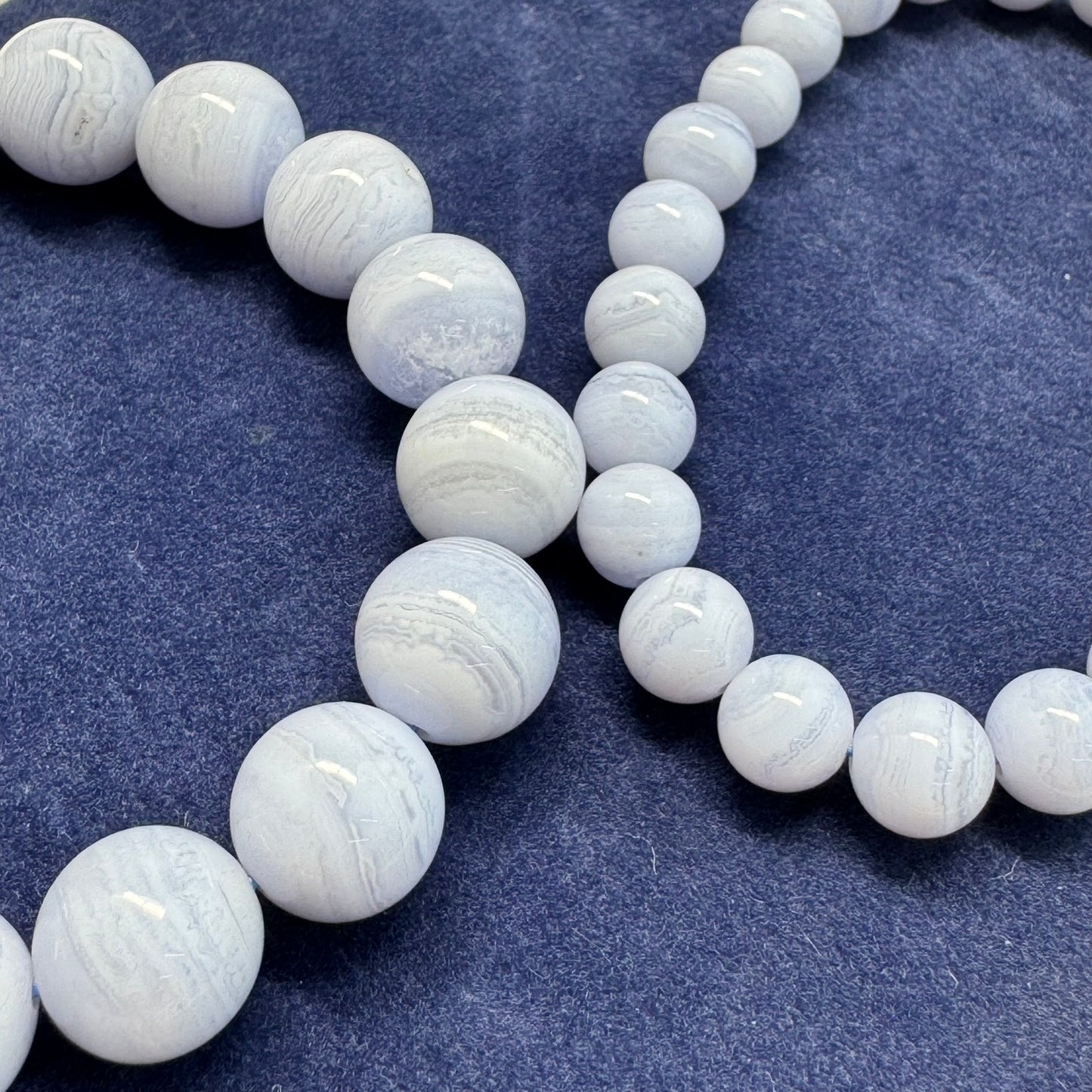 Blue Lace Agate Bracelet – Serene Crystal Jewelry for Mind & Spirit