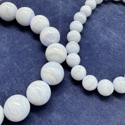 Blue Lace Agate Bracelet – Serene Crystal Jewelry for Mind & Spirit