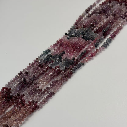 Spinel Faceted Briolette Gemstone Beads (AA Quality)