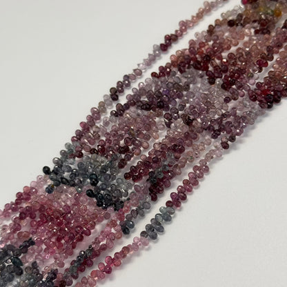 Spinel Faceted Briolette Gemstone Beads (AA Quality)