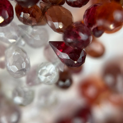 Spinel Faceted Briolette Gemstone Beads (AA Quality)