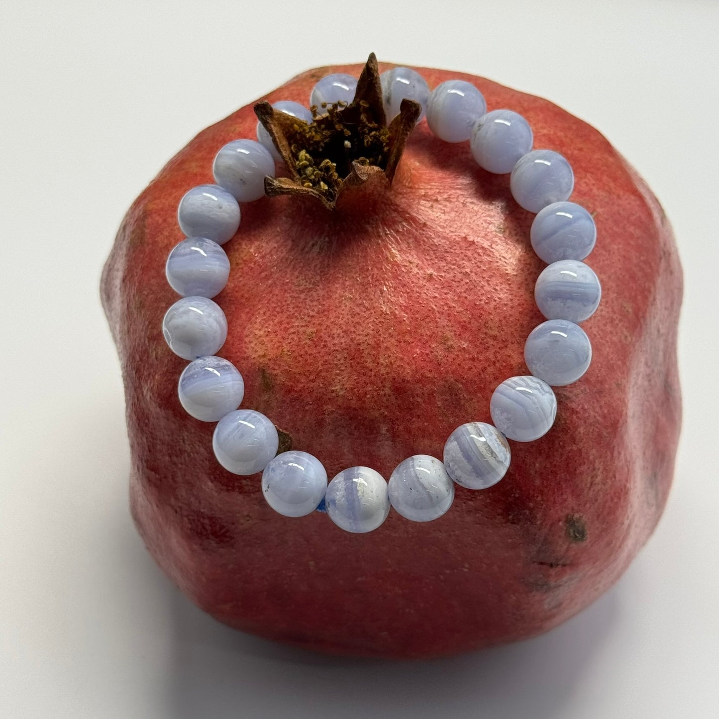 Blue Lace Agate Bracelet – Serene Crystal Jewelry for Mind & Spirit