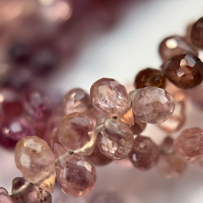 Spinel Faceted Briolette Gemstone Beads (AA Quality)