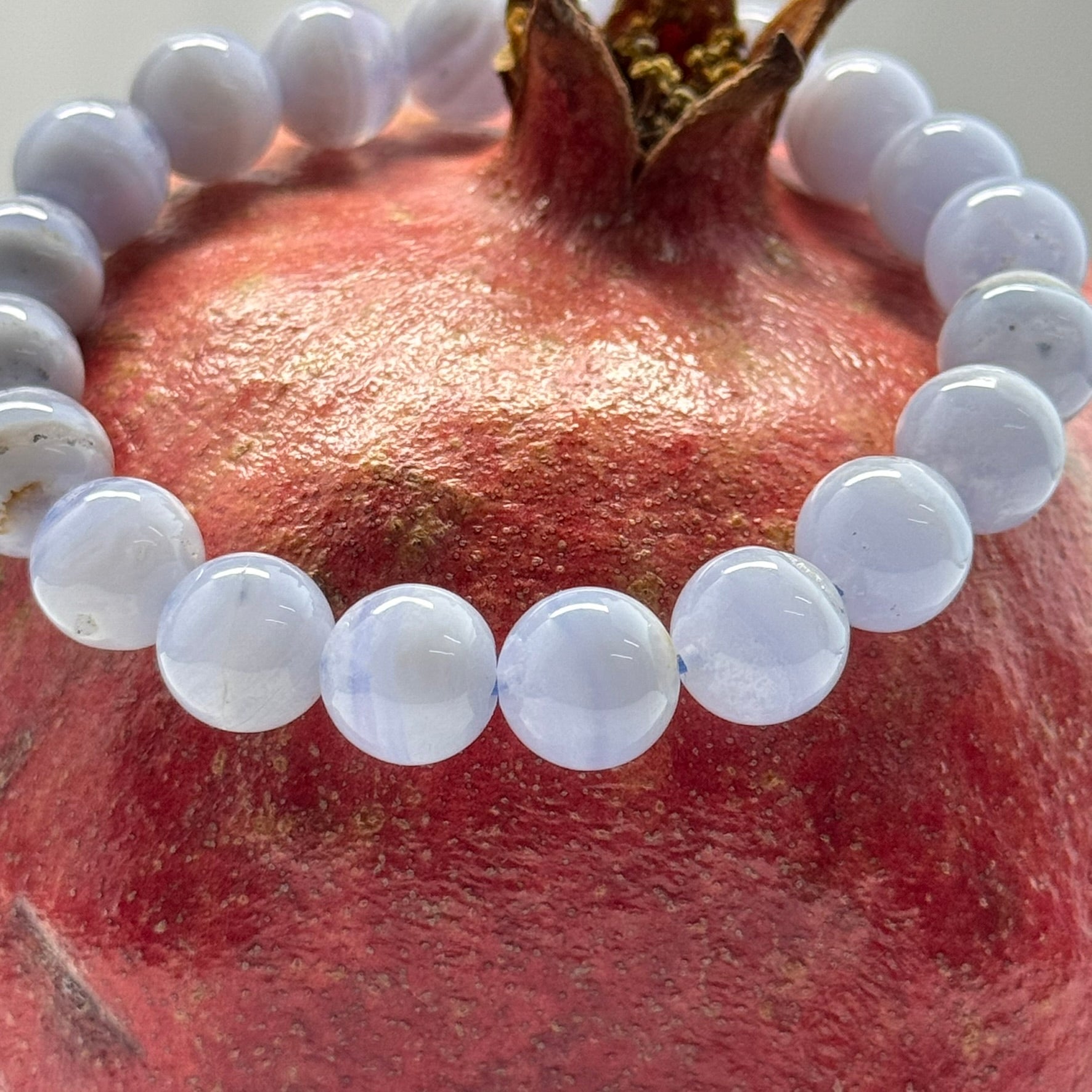 Blue Lace Agate Bracelet – Serene Crystal Jewelry for Mind & Spirit