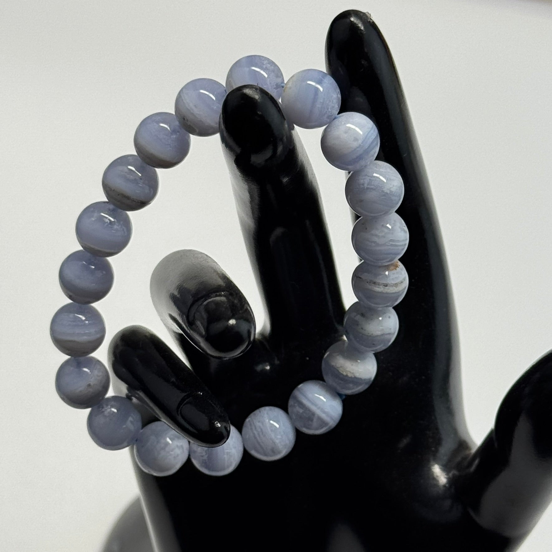 Blue Lace Agate Bracelet – Serene Crystal Jewelry for Mind & Spirit