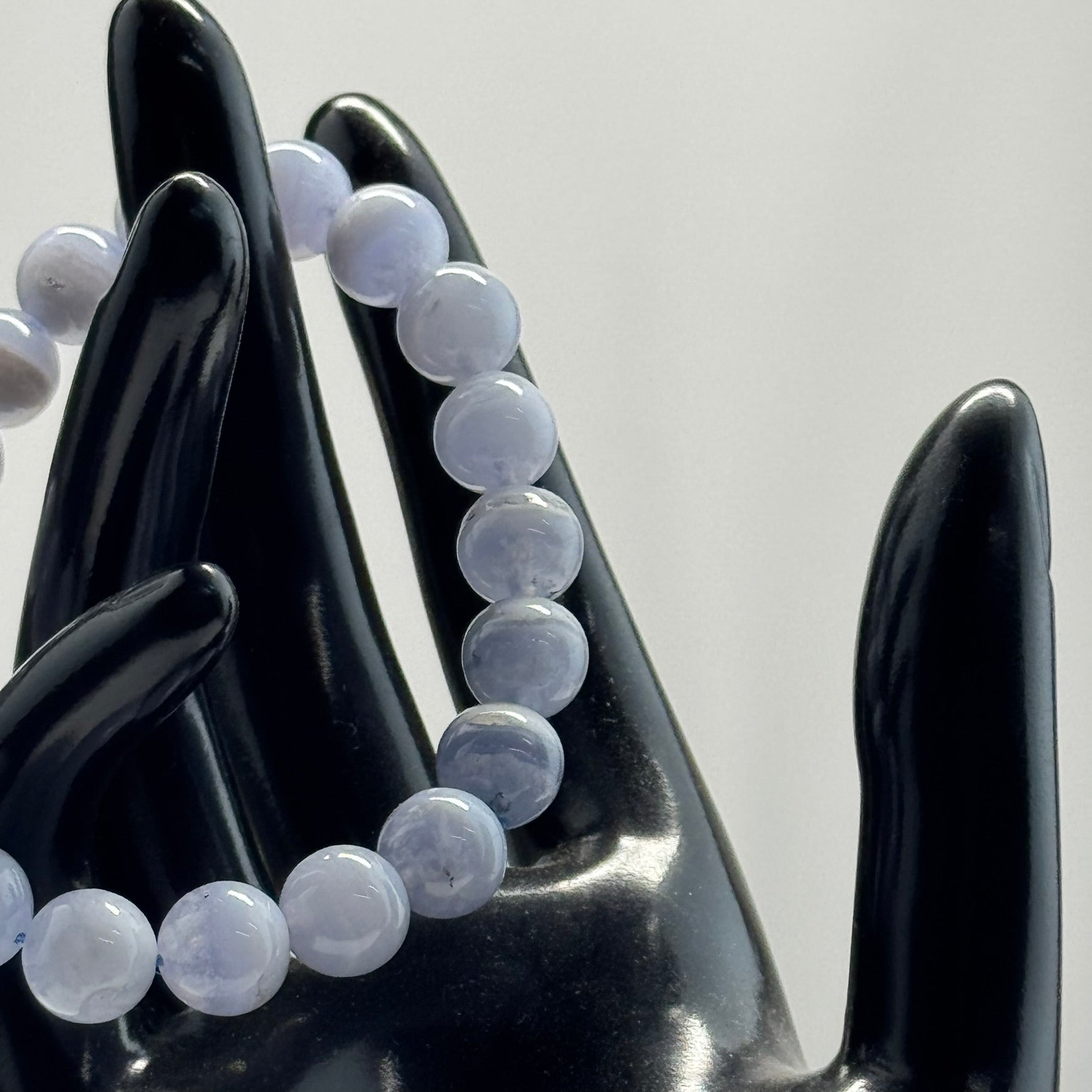 Blue Lace Agate Bracelet – Serene Crystal Jewelry for Mind & Spirit