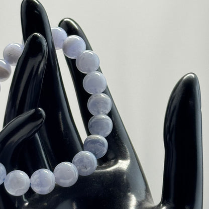Blue Lace Agate Bracelet – Serene Crystal Jewelry for Mind & Spirit