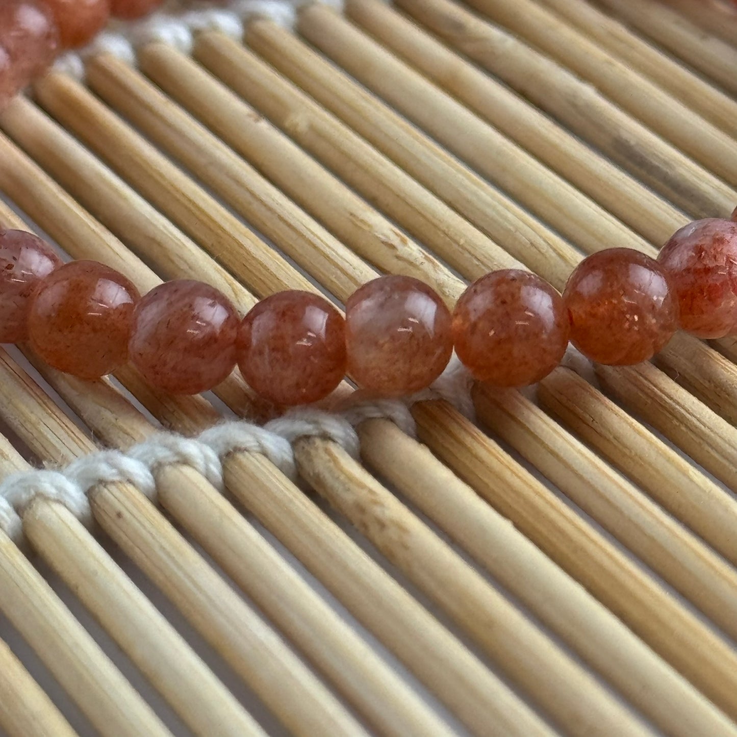 Sunstone Bracelet – Natural Gemstone Jewelry with Radiant Orange Glow - (AA Quality)