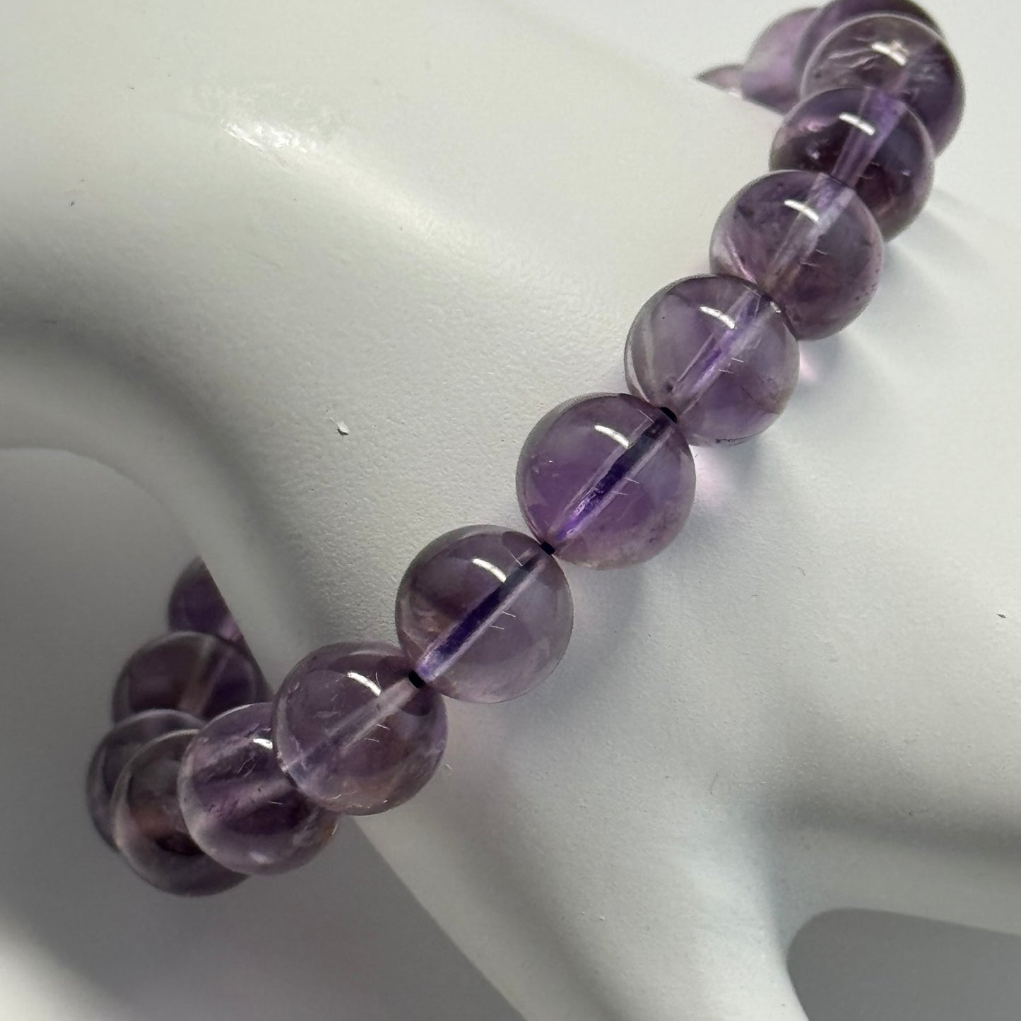 Lavender Amethyst Bracelet – Natural Purple Gemstone Jewelry - (AA Quality)