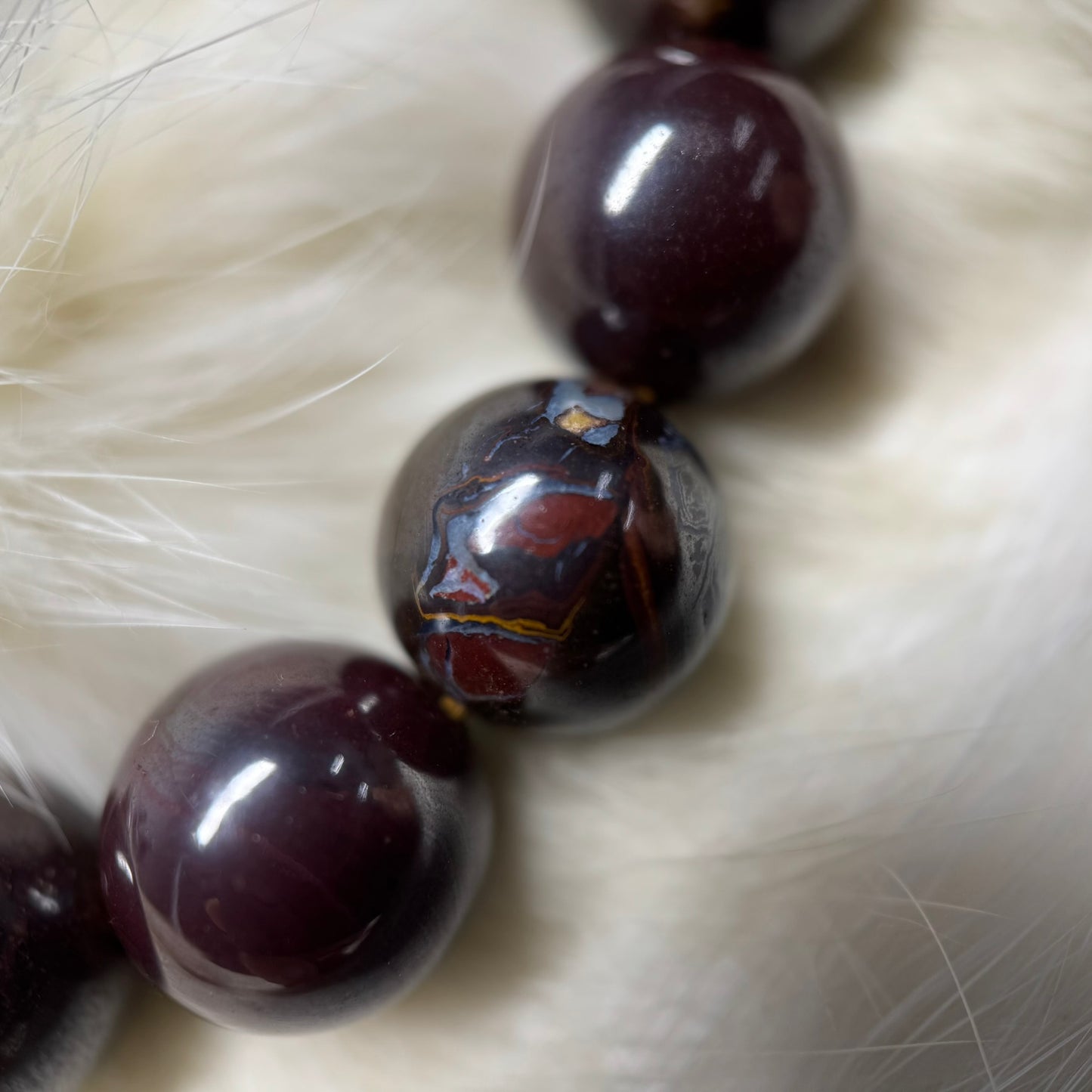 Boulder Opal Bracelet from Australia – Crystal for Jewelry Making - (AA Quality)