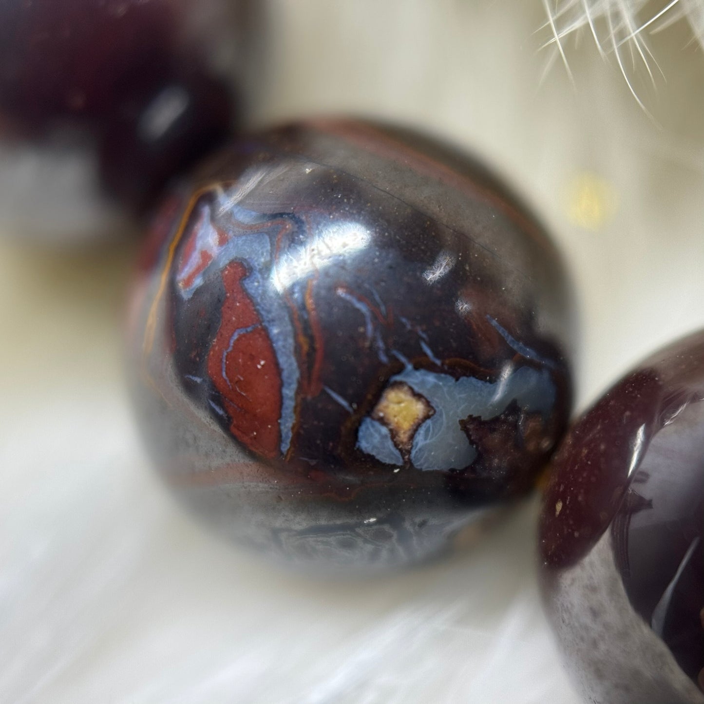 Boulder Opal Bracelet from Australia – Crystal for Jewelry Making - (AA Quality)