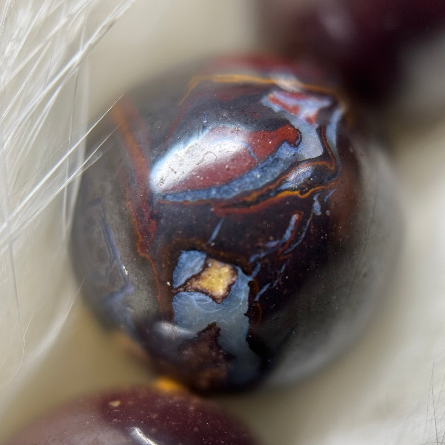 Boulder Opal Bracelet from Australia – Crystal for Jewelry Making - (AA Quality)