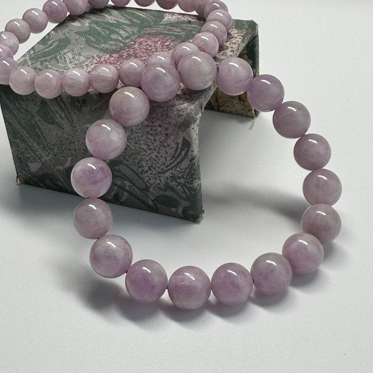 Kunzite Beaded Bracelet – Unique Pink Crystal Jewelry - (AAA Quality)