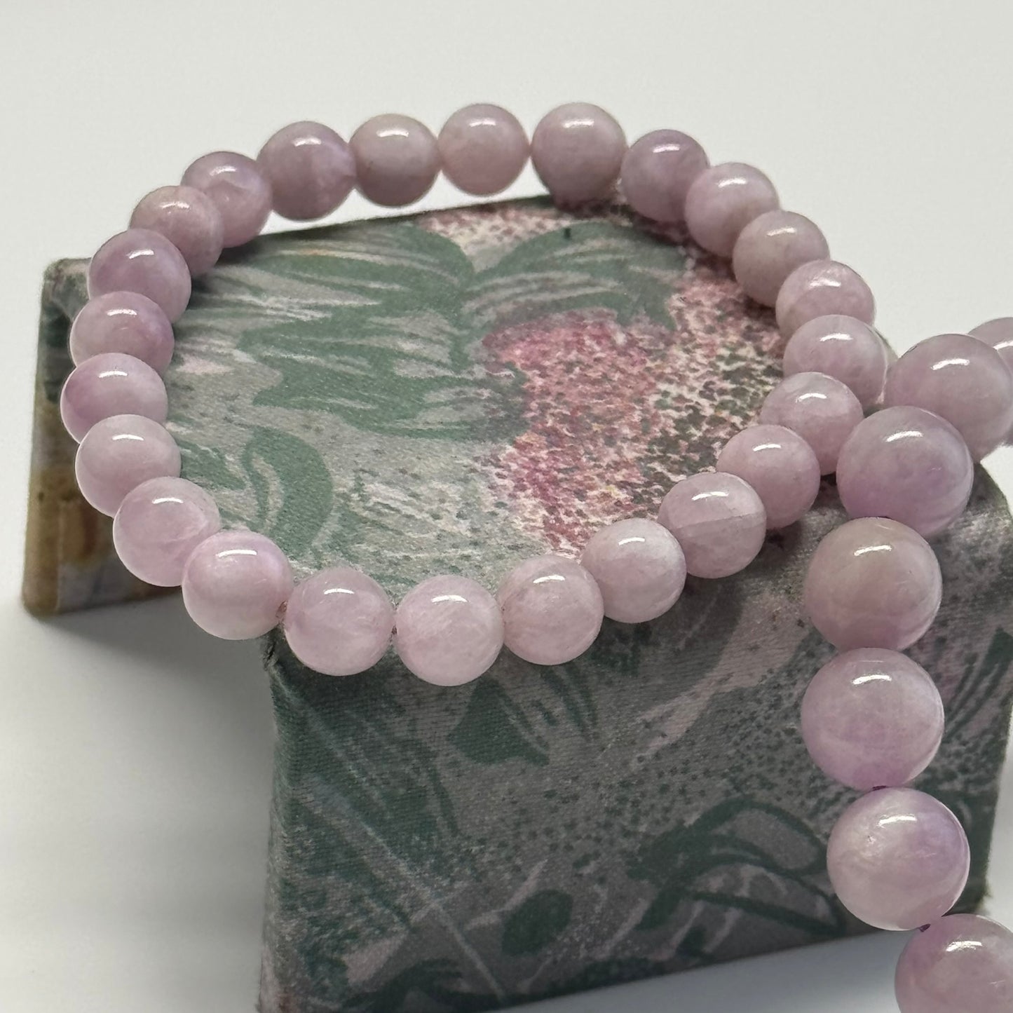 Kunzite Beaded Bracelet – Unique Pink Crystal Jewelry - (AAA Quality)