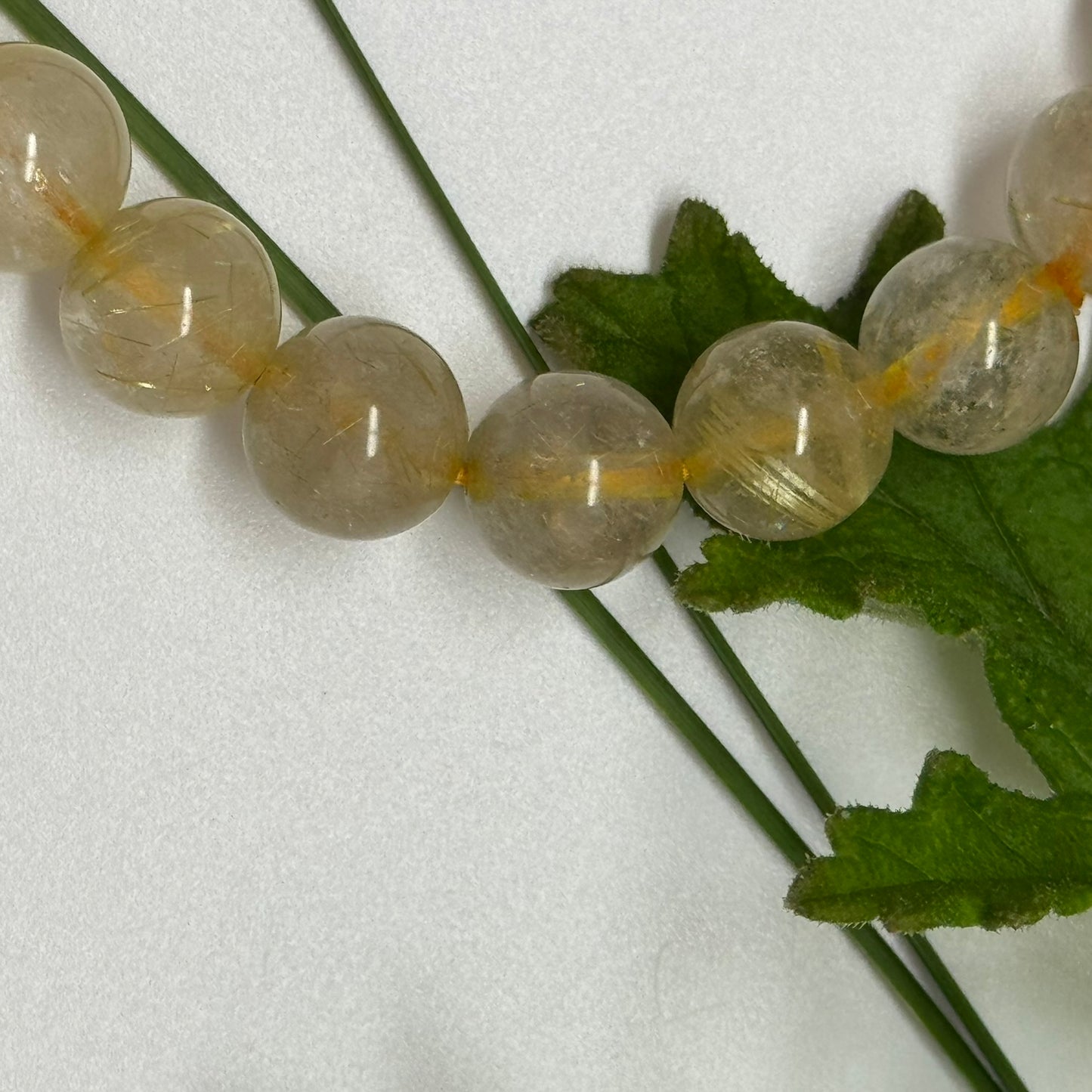 Golden Rutilated Quartz Bracelet – Premium Quality Natural Stone Accessory