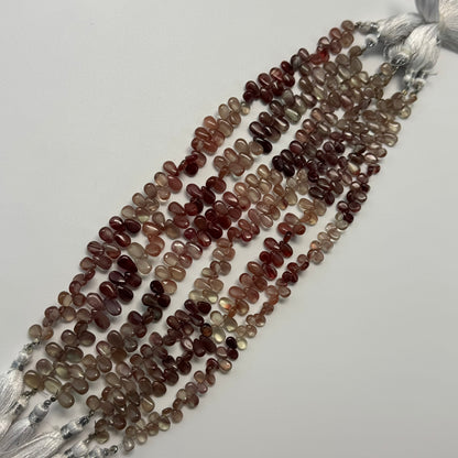 Andalusite Polished Side Drilled Gemstone Beads