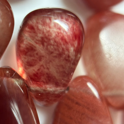 Andalusite Polished Side Drilled Gemstone Beads