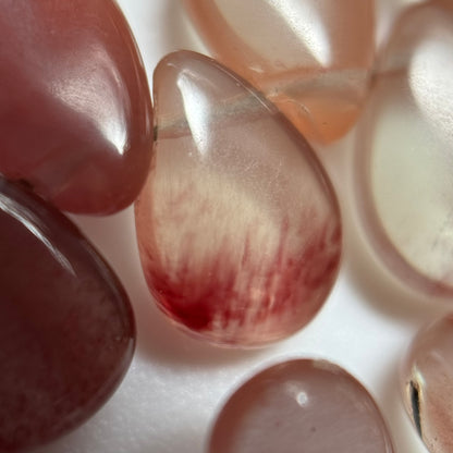 Andalusite Polished Side Drilled Gemstone Beads