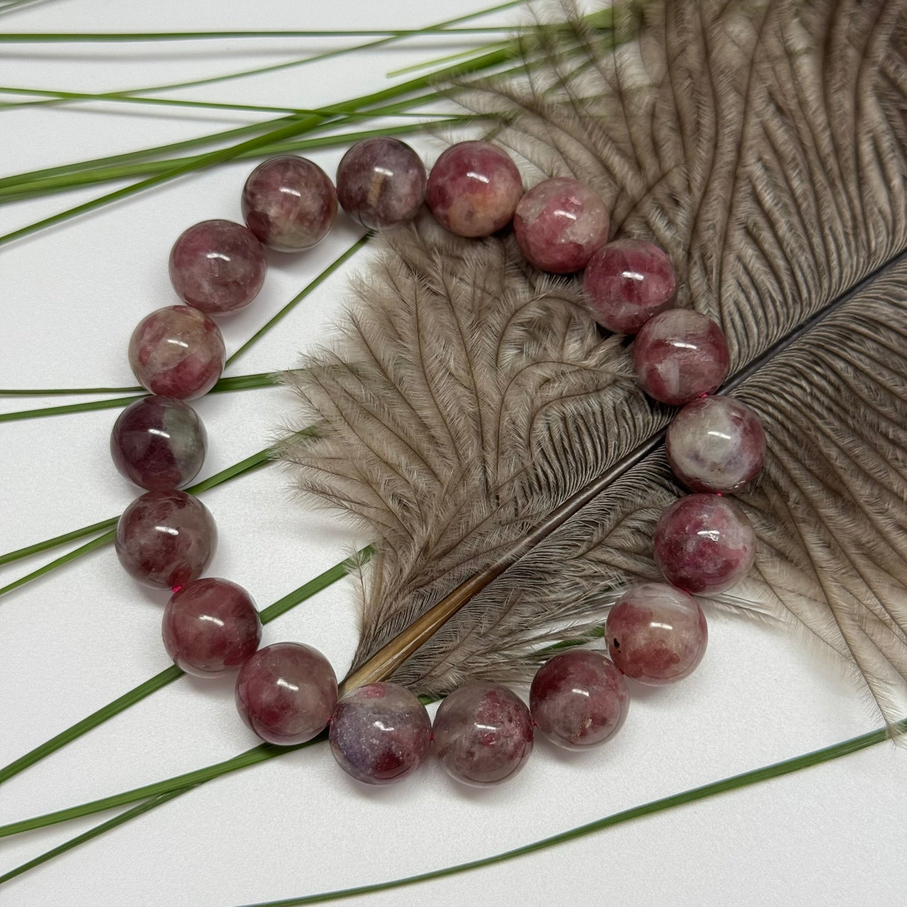 Pink Tourmaline Bracelet – Natural Pink Gemstone for Jewelry & Energy - (AA Quality)