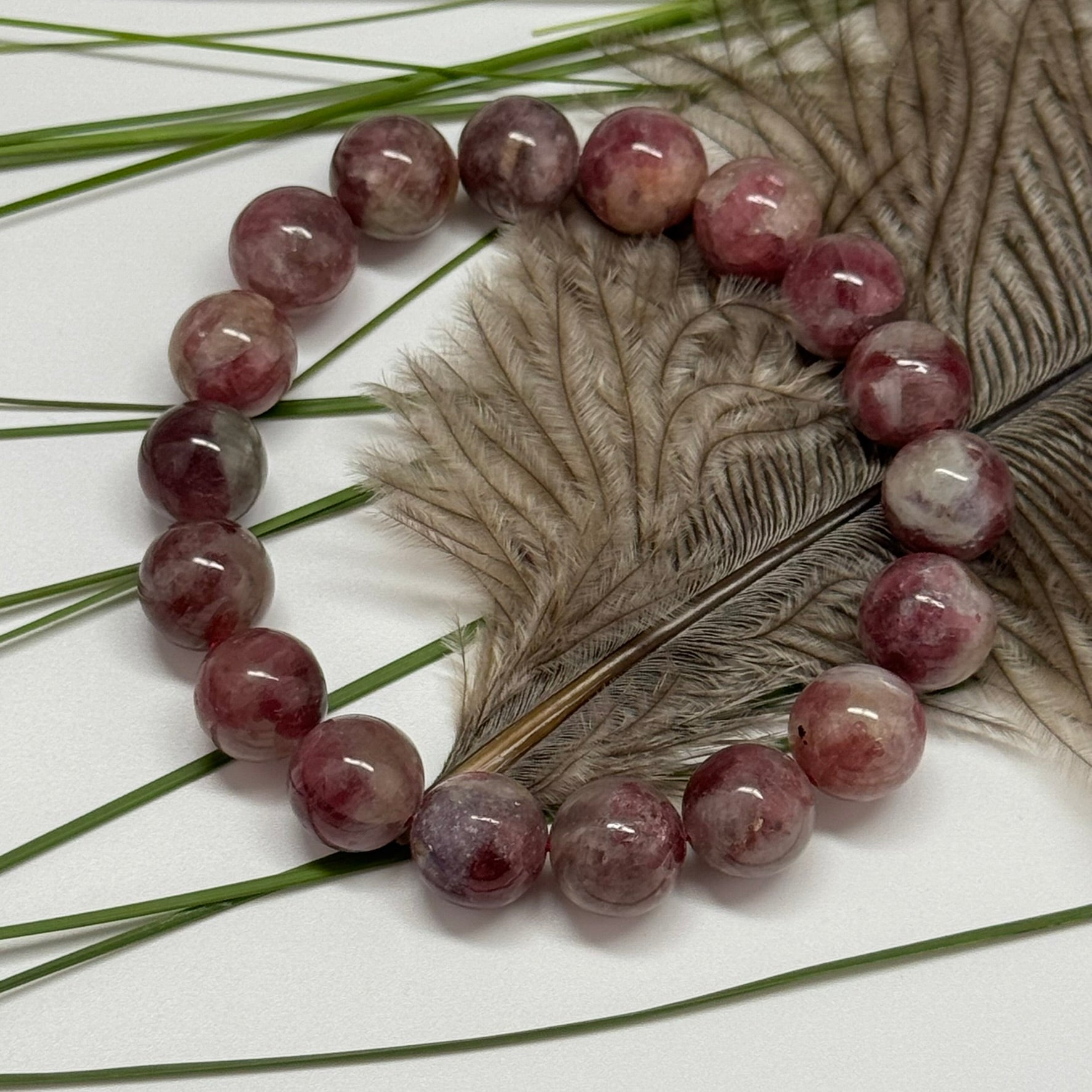 Pink Tourmaline Bracelet – Natural Pink Gemstone for Jewelry & Energy - (AA Quality)