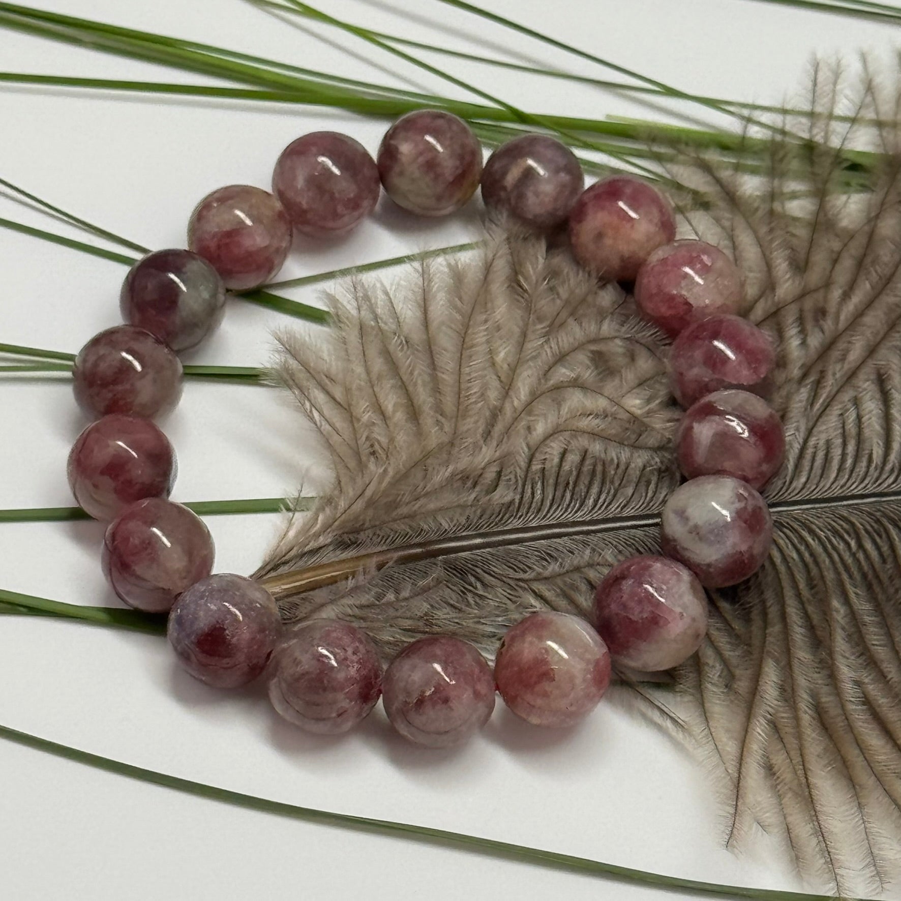 Pink Tourmaline Bracelet – Natural Pink Gemstone for Jewelry & Energy - (AA Quality)