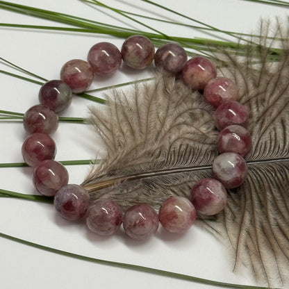 Pink Tourmaline Bracelet – Natural Pink Gemstone for Jewelry & Energy - (AA Quality)