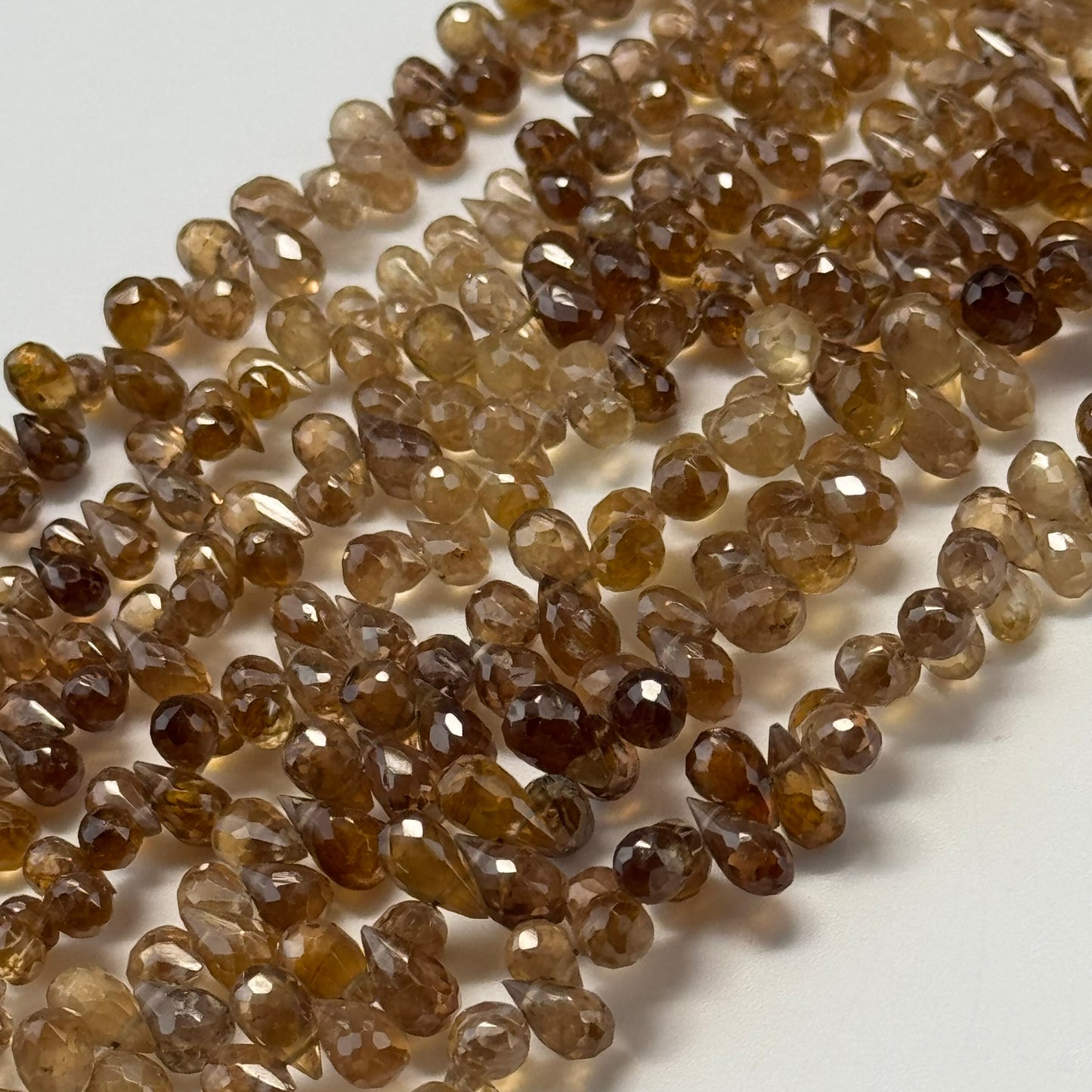 Topaz Faceted Beriolette Gemstone Beads (A Quality)