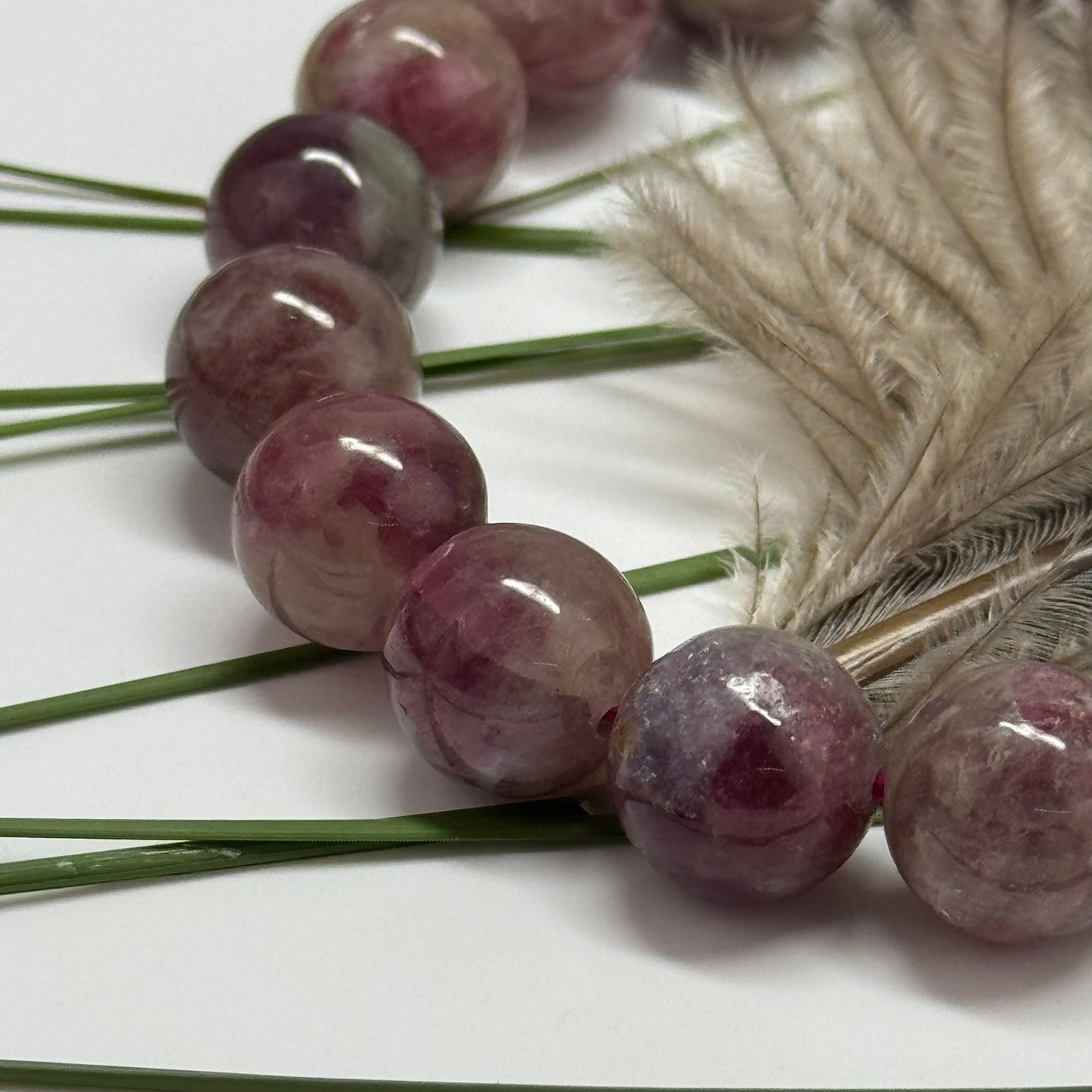 Pink Tourmaline Bracelet – Natural Pink Gemstone for Jewelry & Energy - (AA Quality)