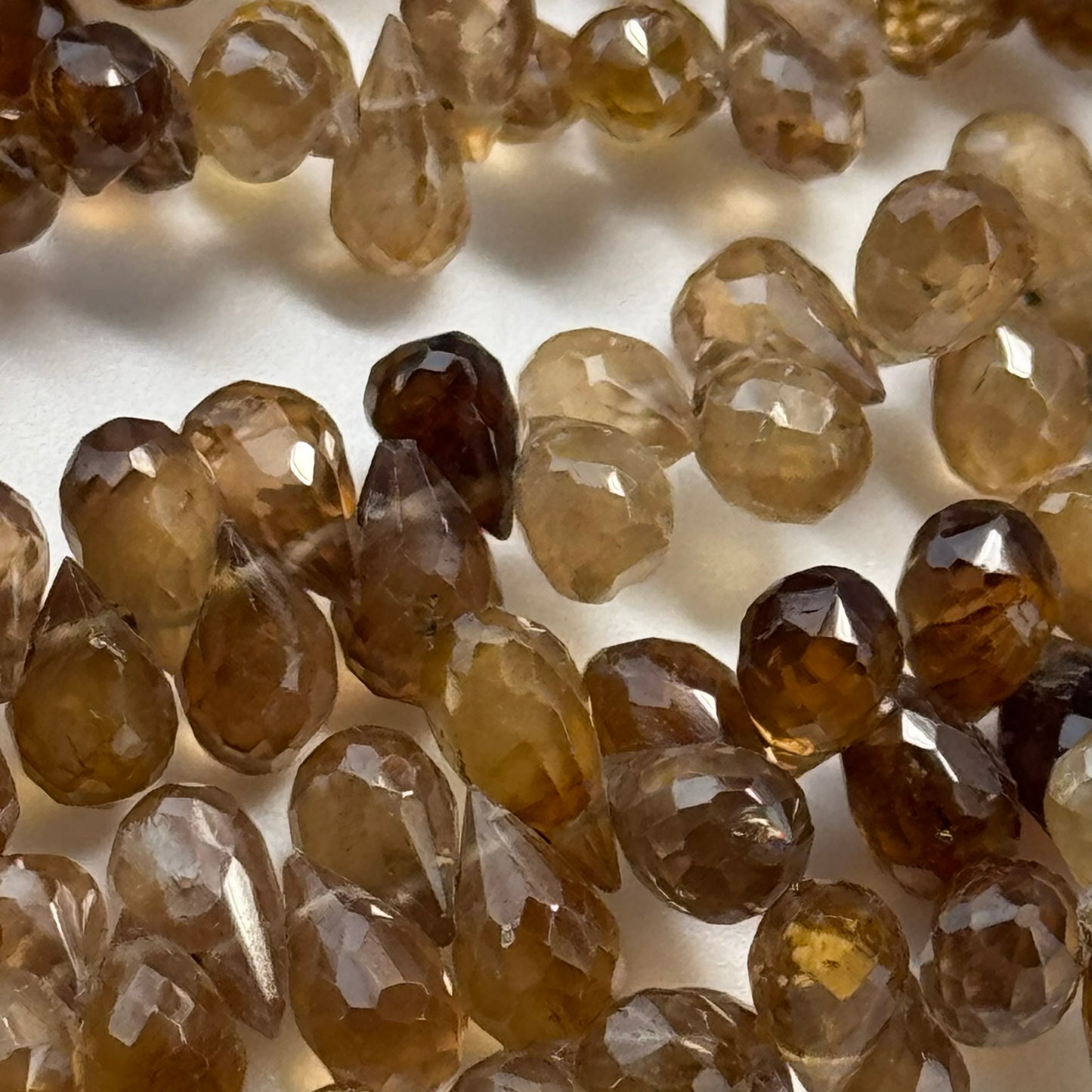 Topaz Faceted Beriolette Gemstone Beads (A Quality)