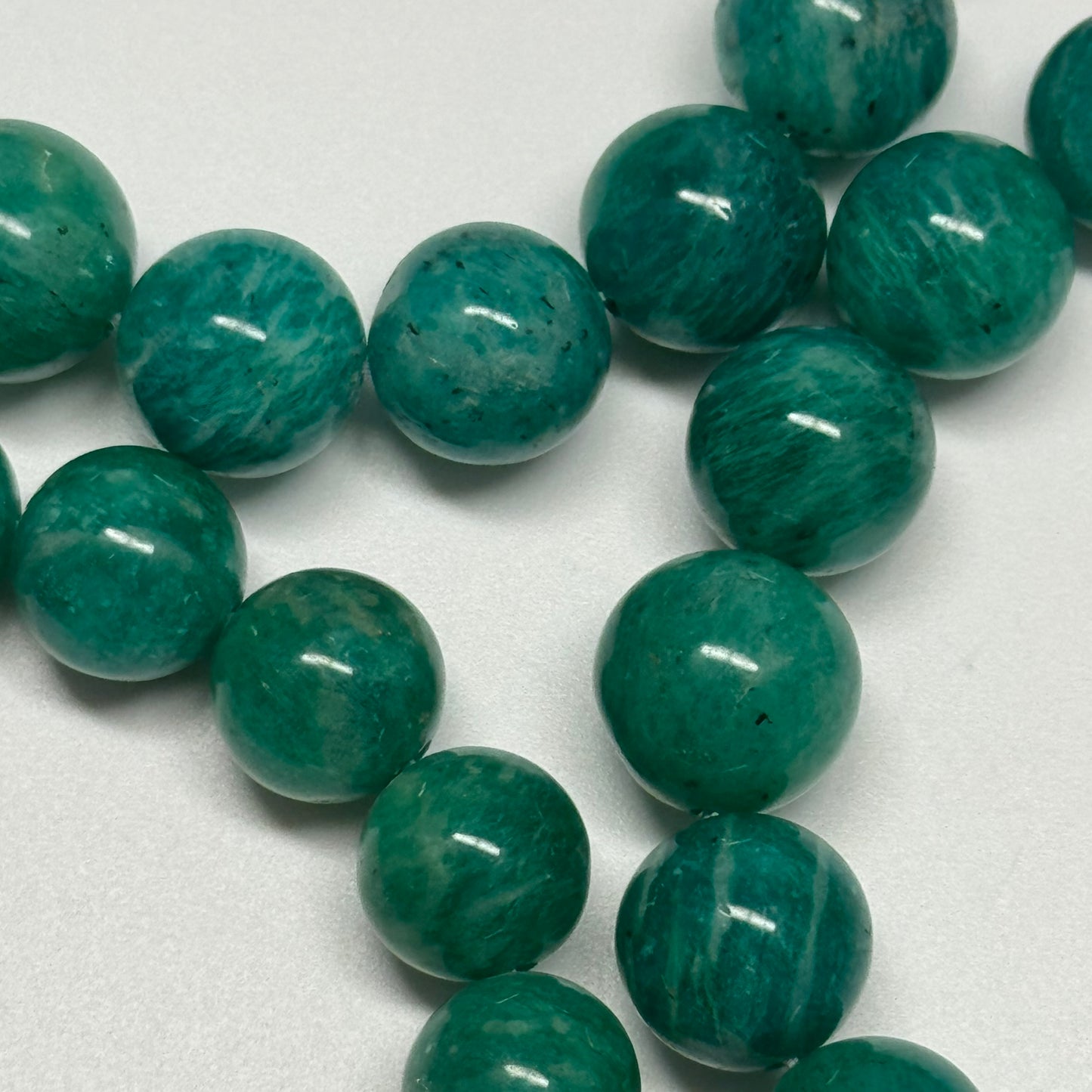 Brazilian Amazonite Bracelet – Natural Blue-Green Gemstone Jewelry - (AAA Quality)