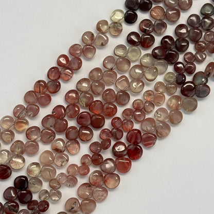 Andalusite Polished Side Drilled Gemstone Beads