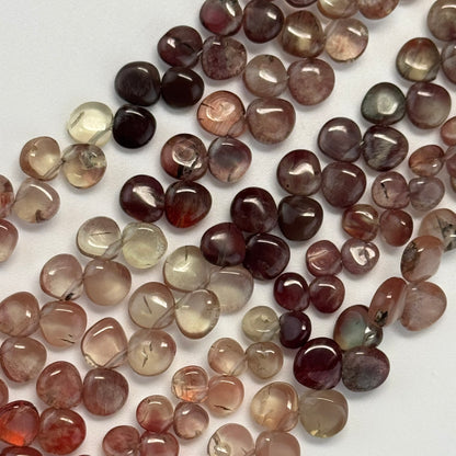 Andalusite Polished Side Drilled Gemstone Beads
