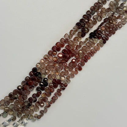 Andalusite Polished Side Drilled Gemstone Beads