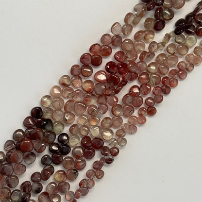 Andalusite Polished Side Drilled Gemstone Beads