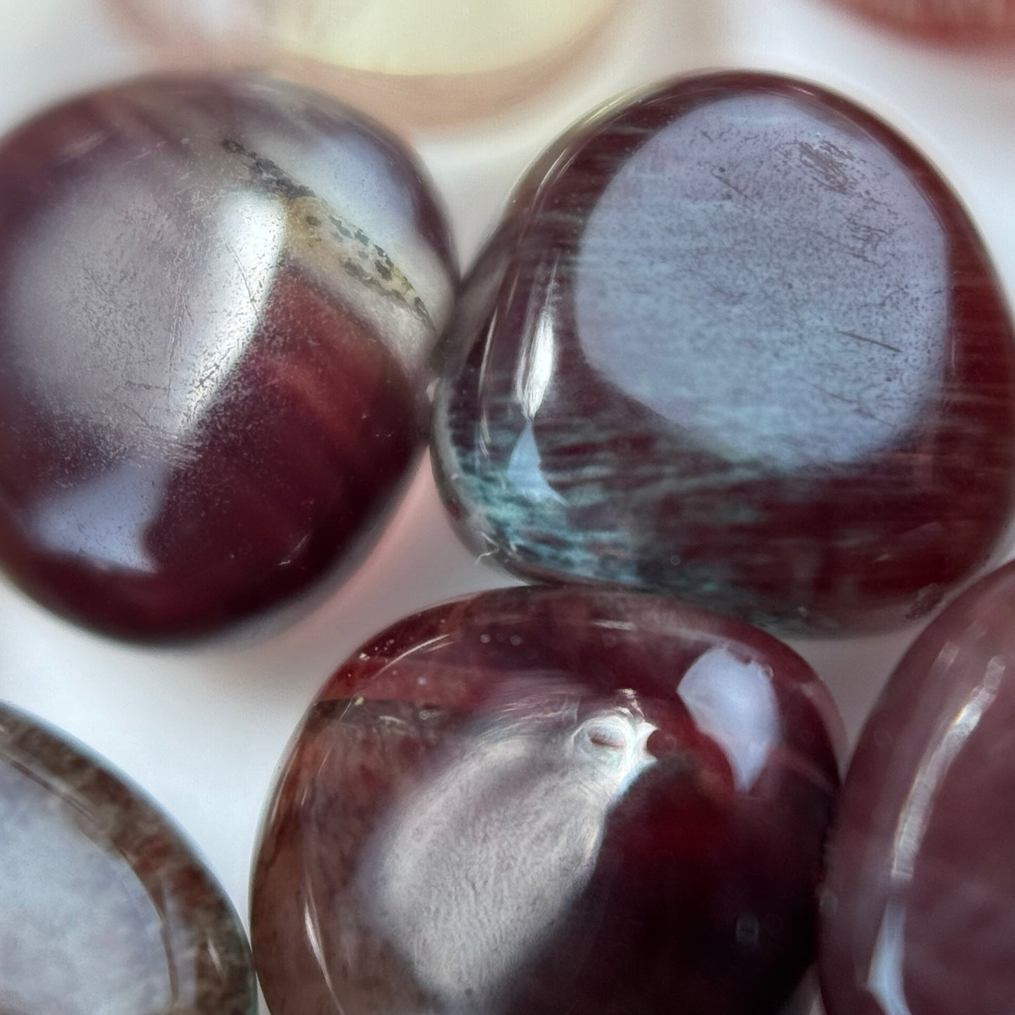 Andalusite Polished Side Drilled Gemstone Beads