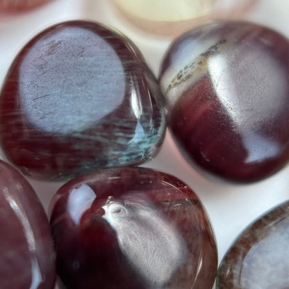 Andalusite Polished Side Drilled Gemstone Beads